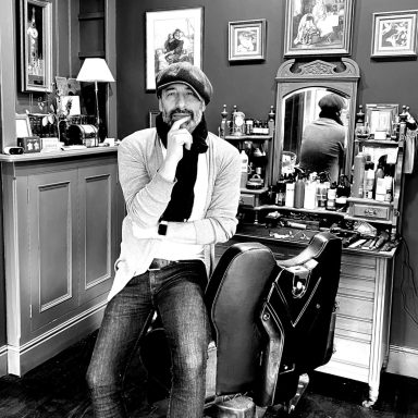 Great photograph of Magic Medi from Lebeau Barbers in Southsea.